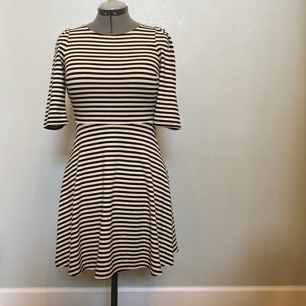 EUC size M Pixley striped skater dress